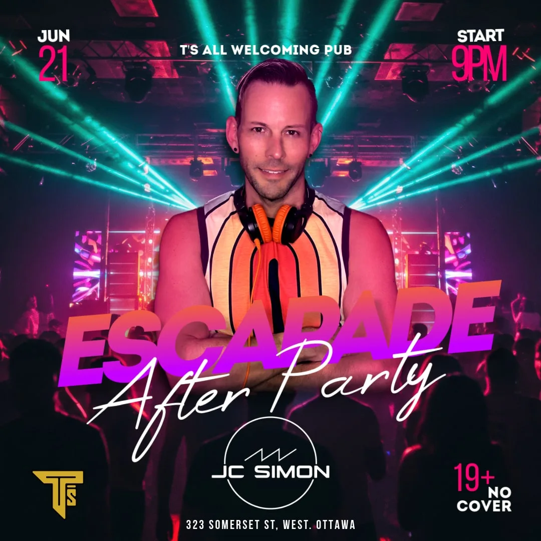 JC Simon - Escapade After Party - Ts Pub-min DJ Simon - escapade after party 2025
