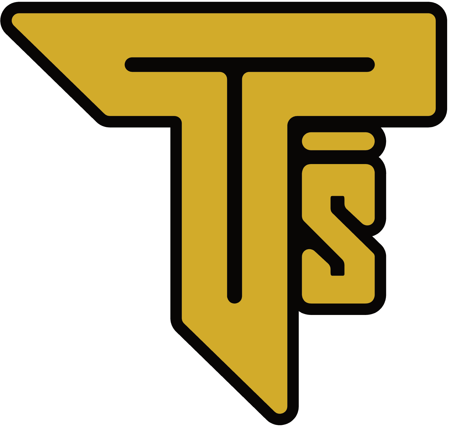 T's Gold on Black trans T's Gold on Black trans