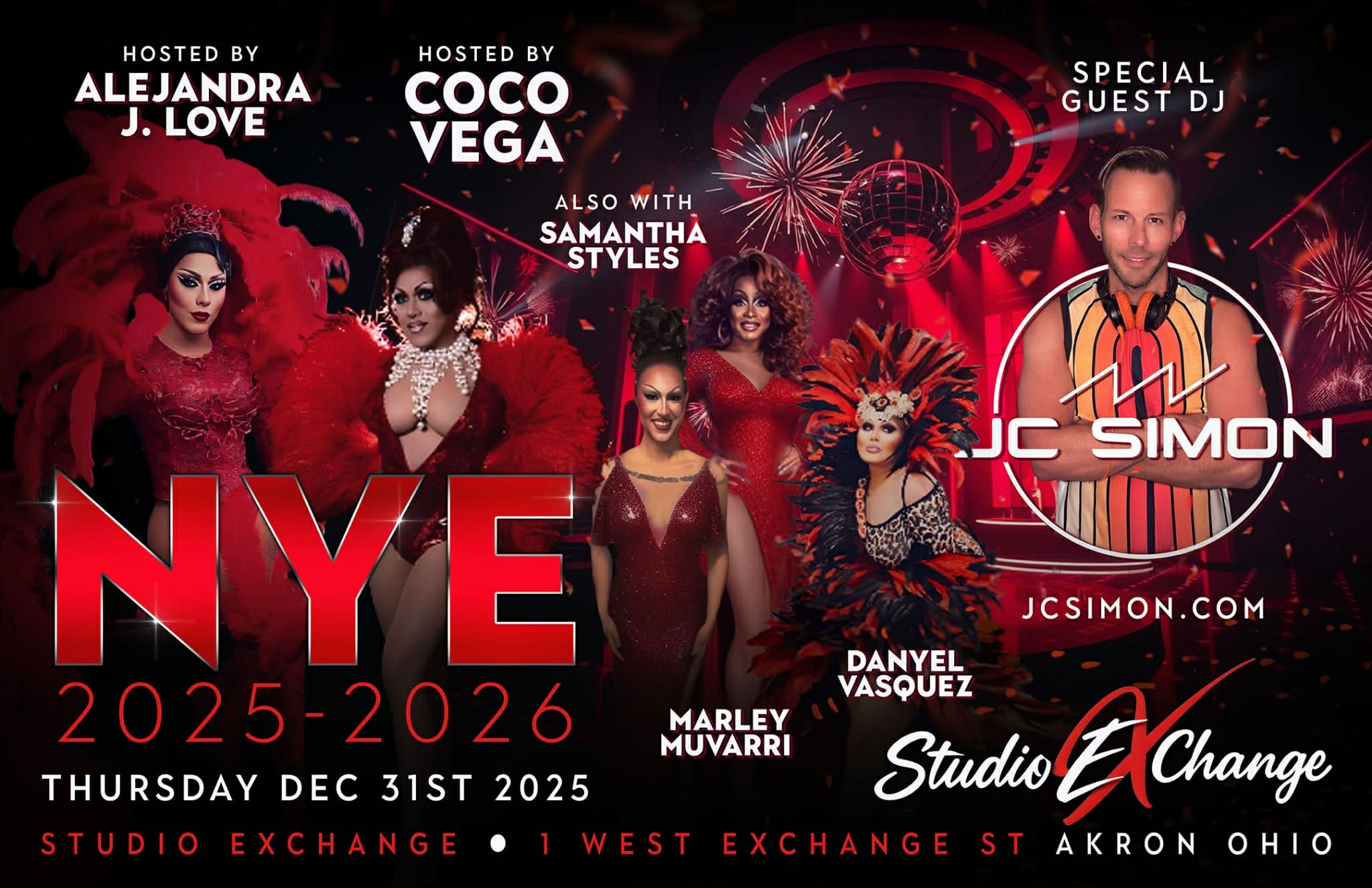 NYE 2026, DJ JC Simon