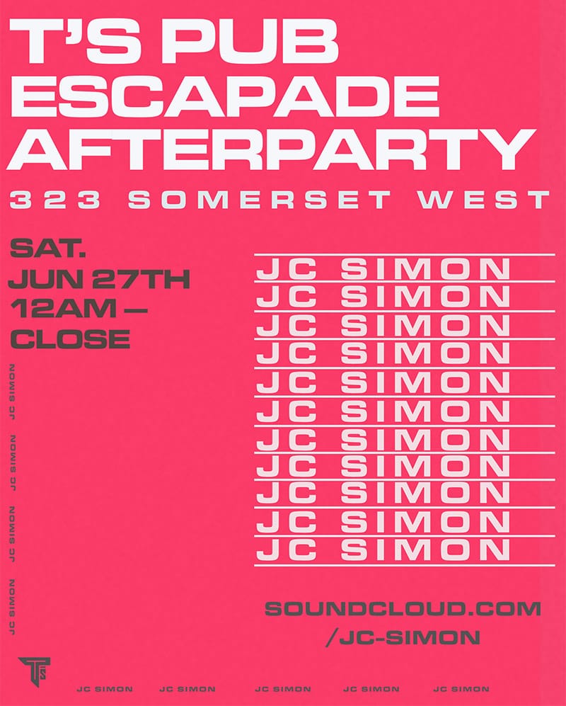escapade after party JC Simon