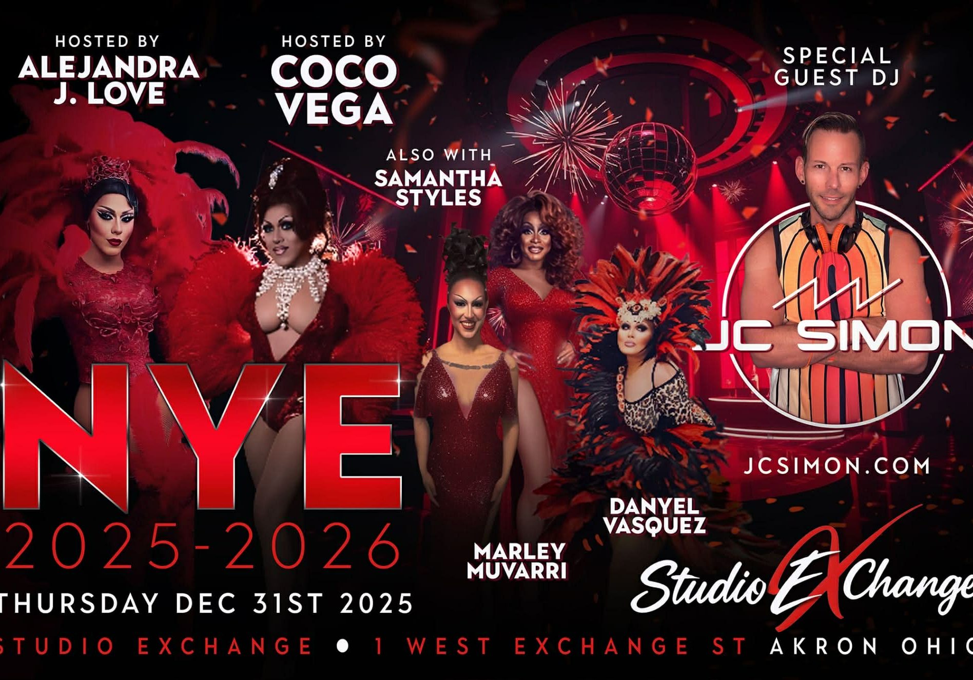 NYE 2026, DJ JC Simon